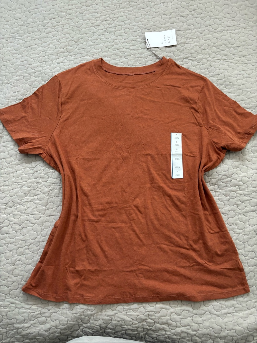 2 pk Bundle Orange Tee & Cream Tube Skirt both NWT - Picture 8 of 10
